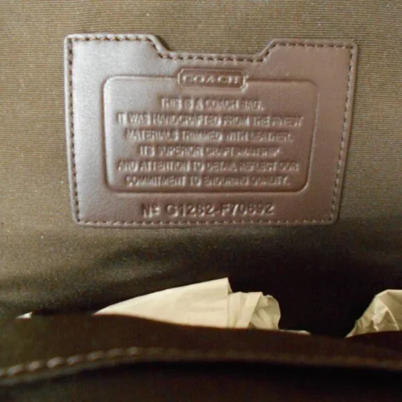 Coach Men Varick Sling Backpack Green F70692 - Picture 7 of 15